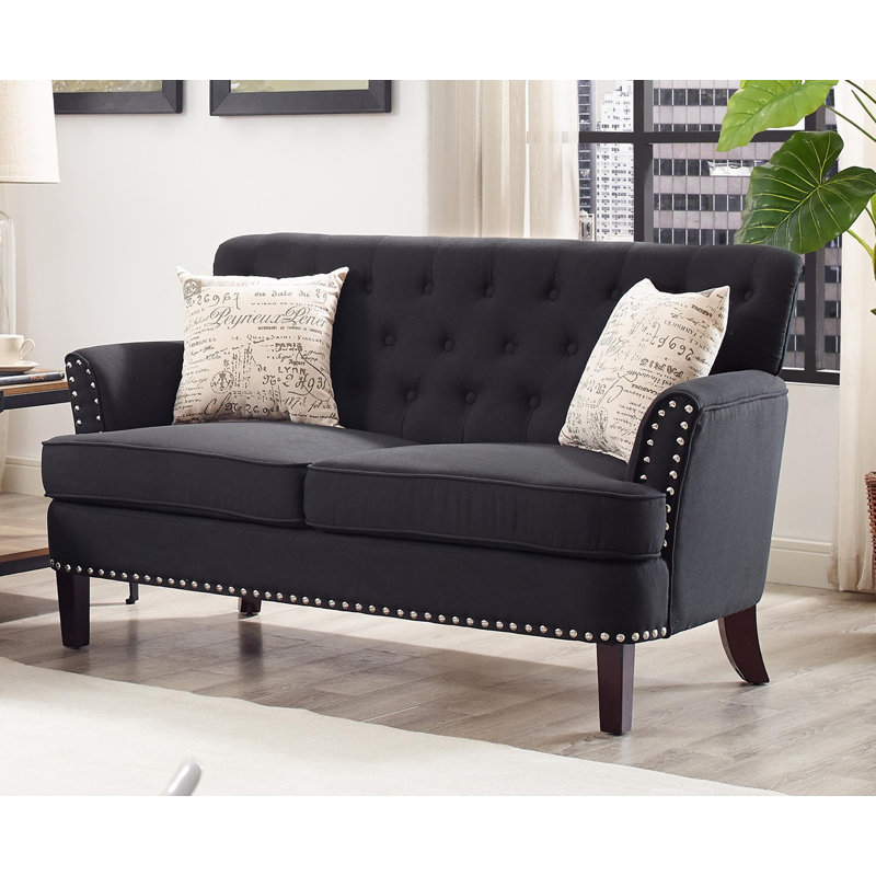 Canora Grey Quayle Chesterfield Loveseat Wayfair